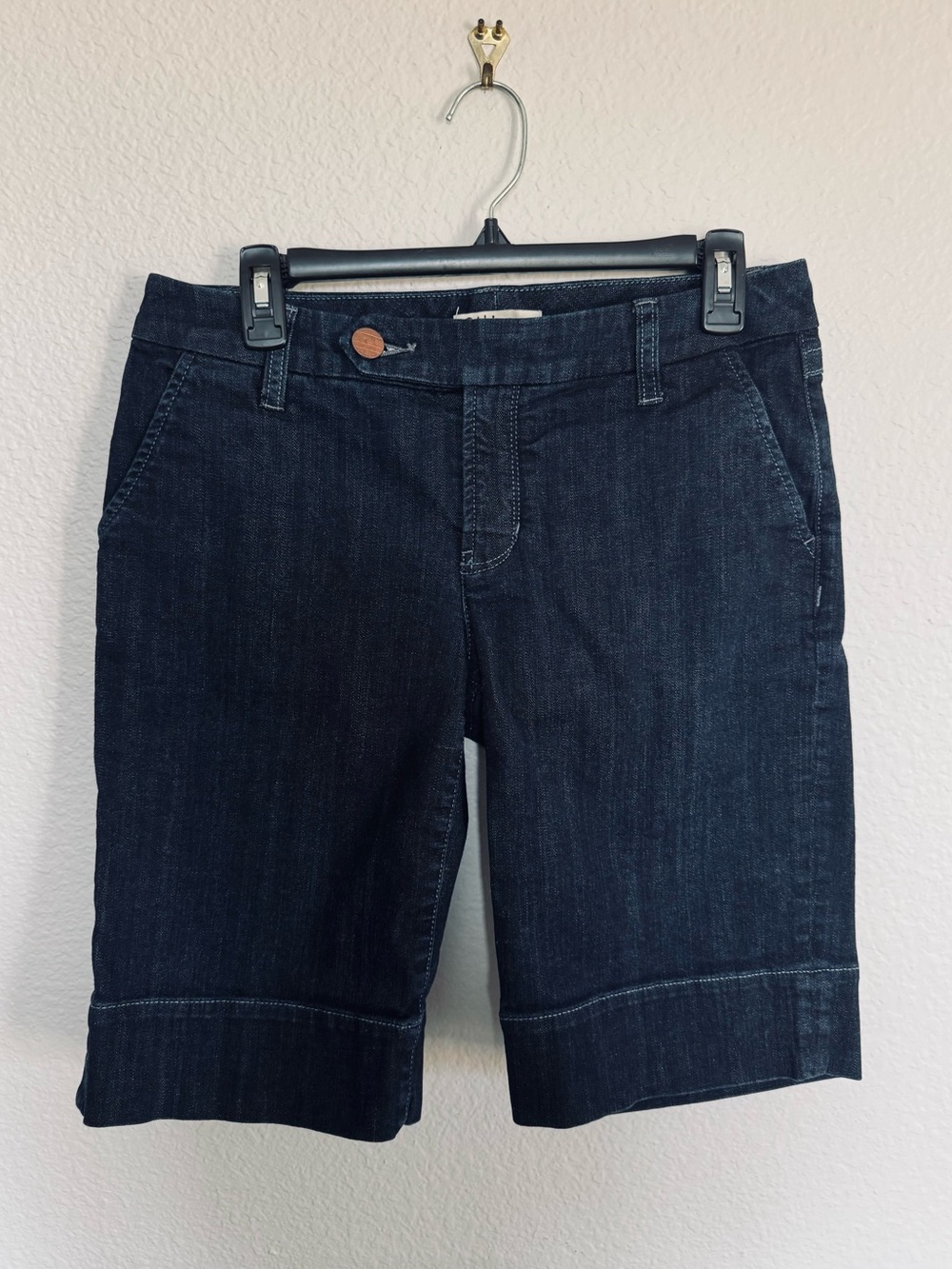 Cabi Jeans Dark Denim Bermuda Shorts 6